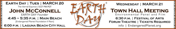 Earth Day | March 20 2007 | Town Hall Meeting | March 21